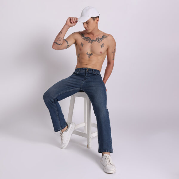 Gent Jr. Men’s Regular fit Dark Blue jeans - Image 7