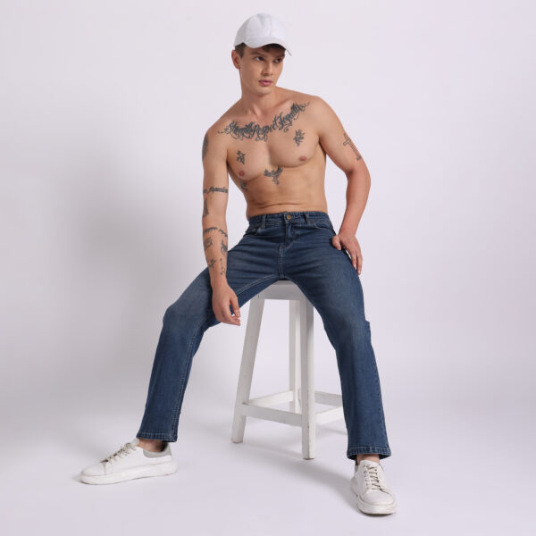 Gent Jr. Men’s Regular fit Dark Blue jeans - Image 6