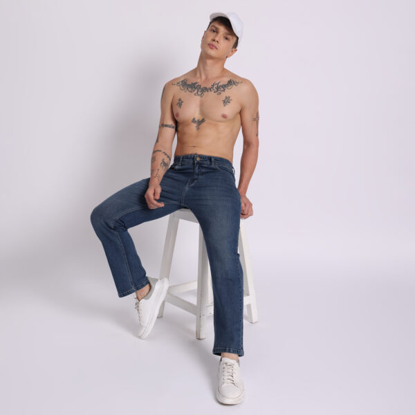 Gent Jr. Men’s Regular fit Dark Blue jeans - Image 5