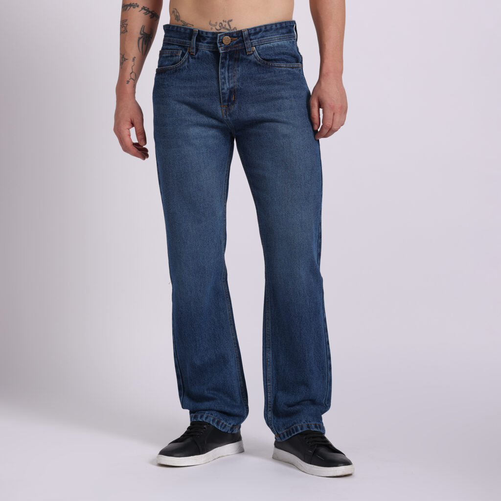Gent & Jr. straight fit jeans green tint – men’s premium denim