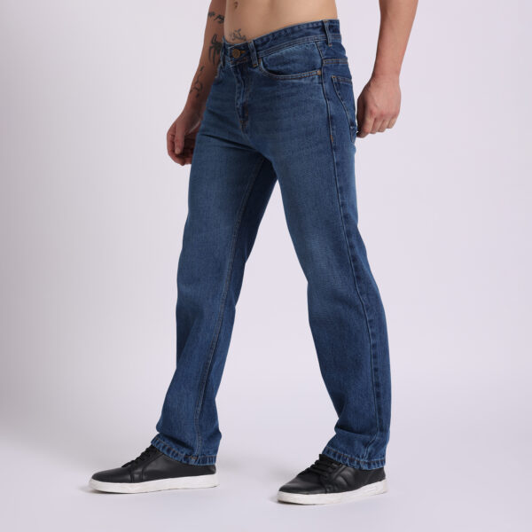 Gent & Jr. straight fit jeans in green tint color – men’s premium denim
