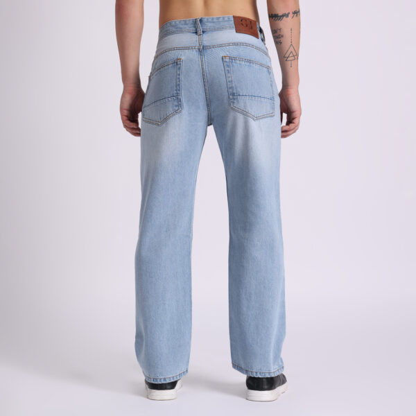 Gent Jr. Men’s Straight Fit Ice blue jeans - Image 5