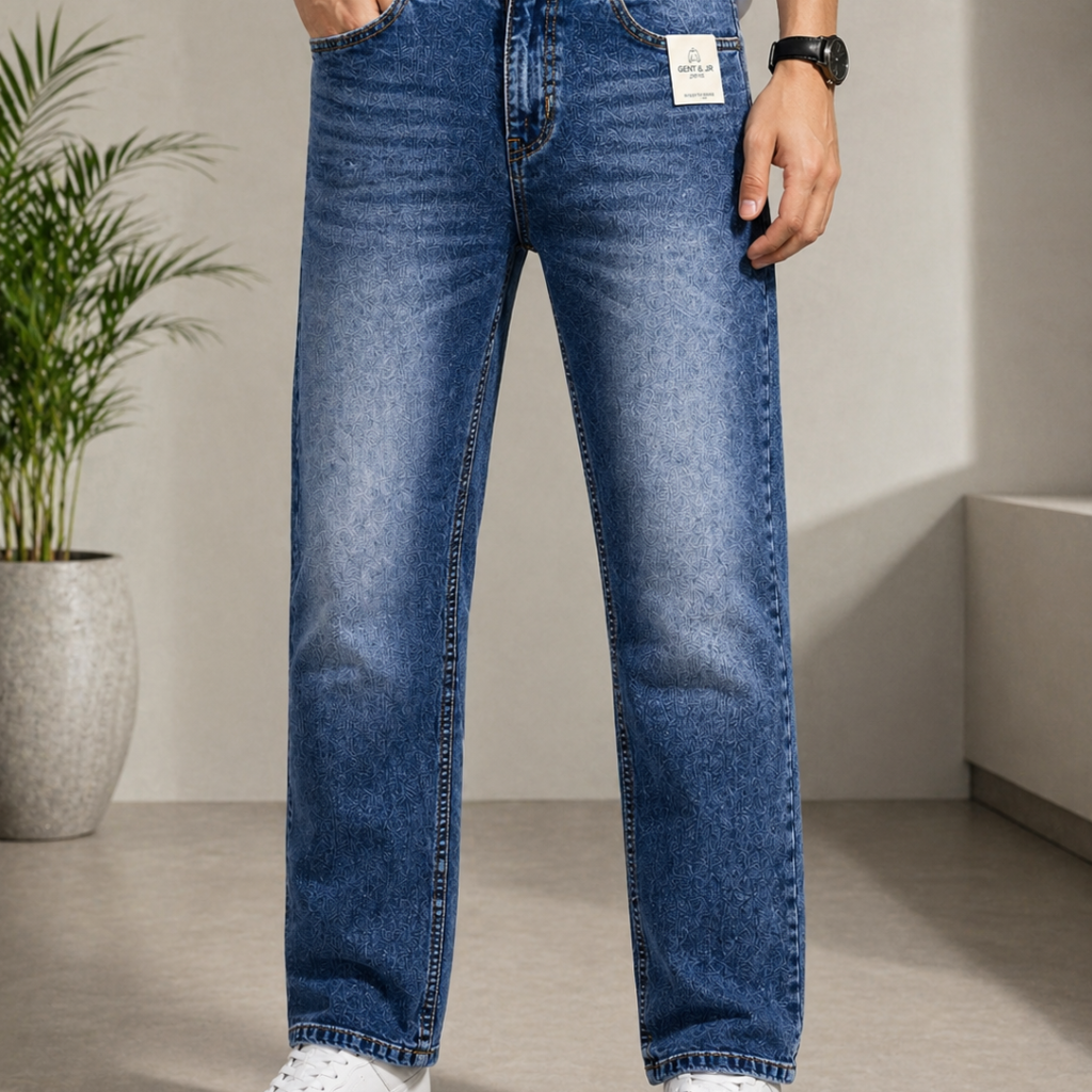 Indigo Zero Blast Blue Regular Fit Jean
